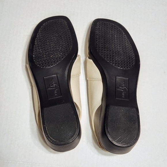 Life Stride Melissa Faux Leather Slingback Sandal Ivory Size 6 - Picture 7 of 10